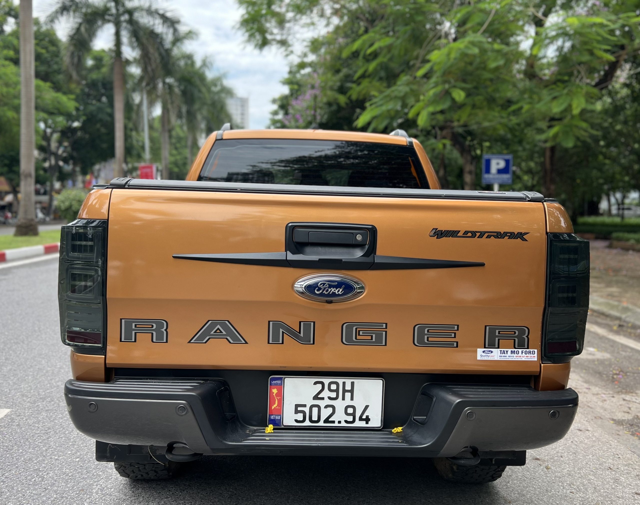 Bán tải Ford Ranger Wildtrak 2018 Hà Nội đăng kí 2019 xe đẹp