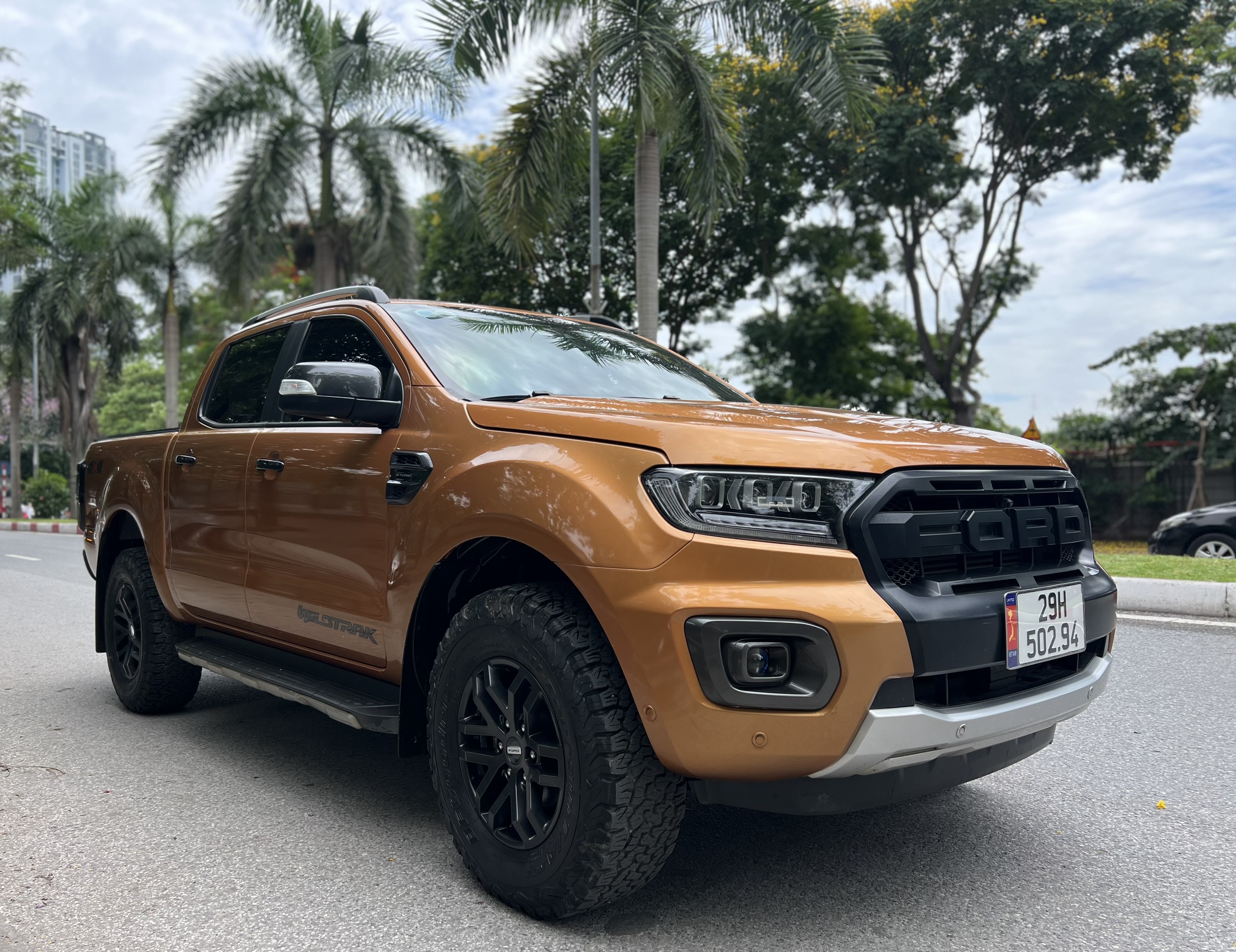 Bán tải Ford Ranger Wildtrak 2018 Hà Nội đăng kí 2019 xe đẹp