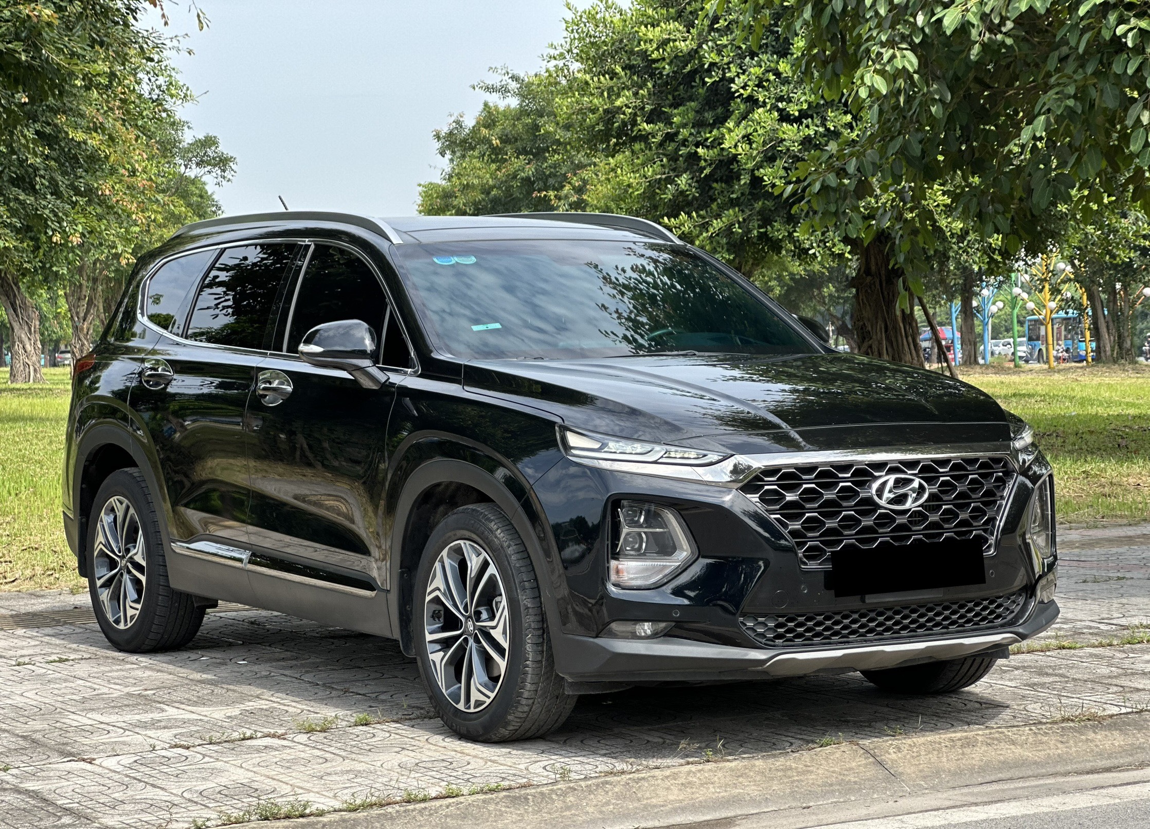 Santafe 2020 bản full dầu đẹp từng cm, full lịch sử hãng