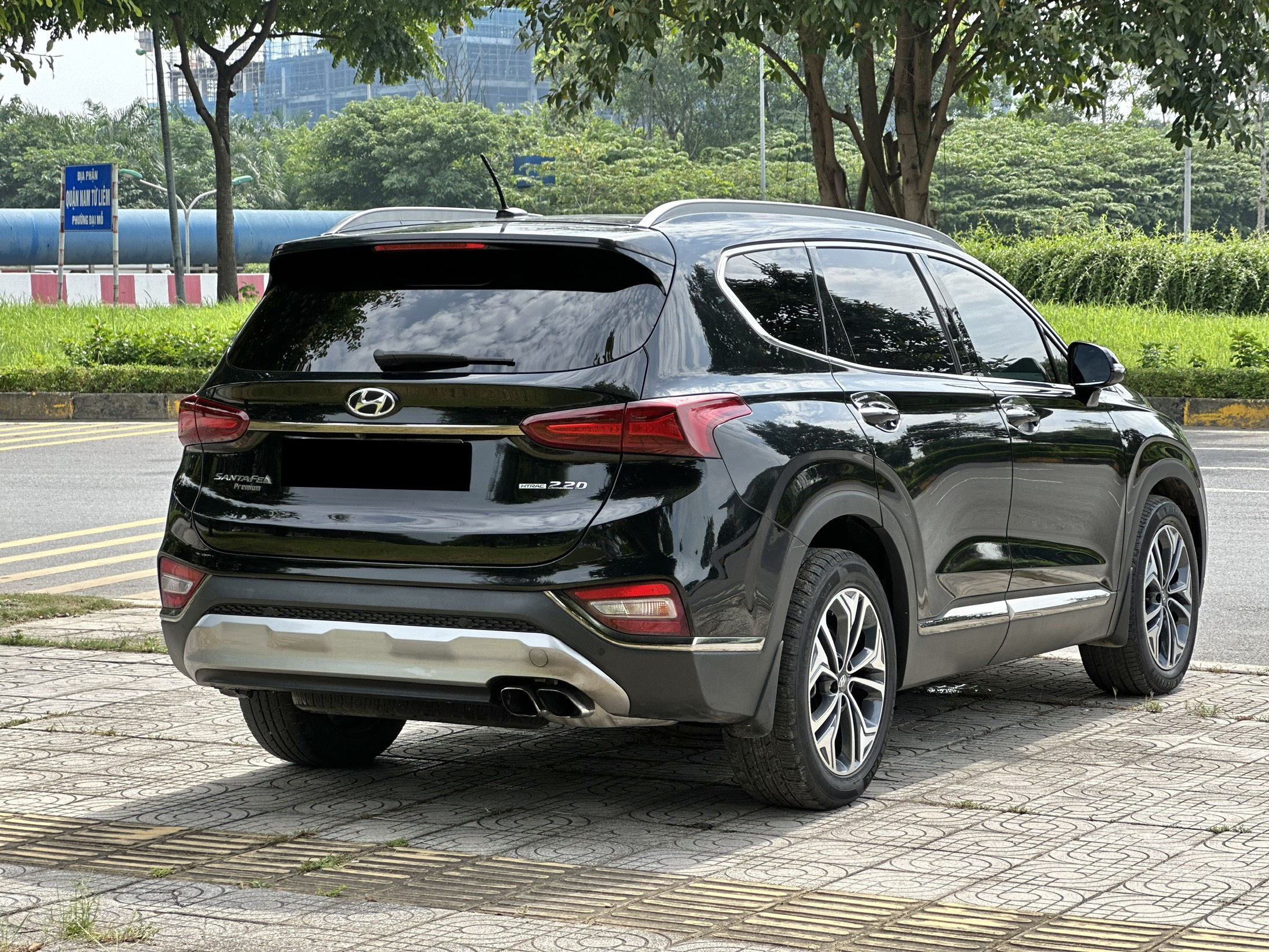 Santafe 2020 bản full dầu đẹp từng cm, full lịch sử hãng